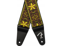 Correia Fender Pasadena Woven Strap, Yellow Wallflower, 2
